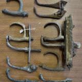 Brass rowlocks belonging to Ben Parsonage