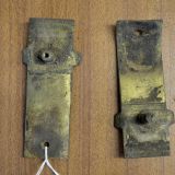 brass backs for leathers and buttons